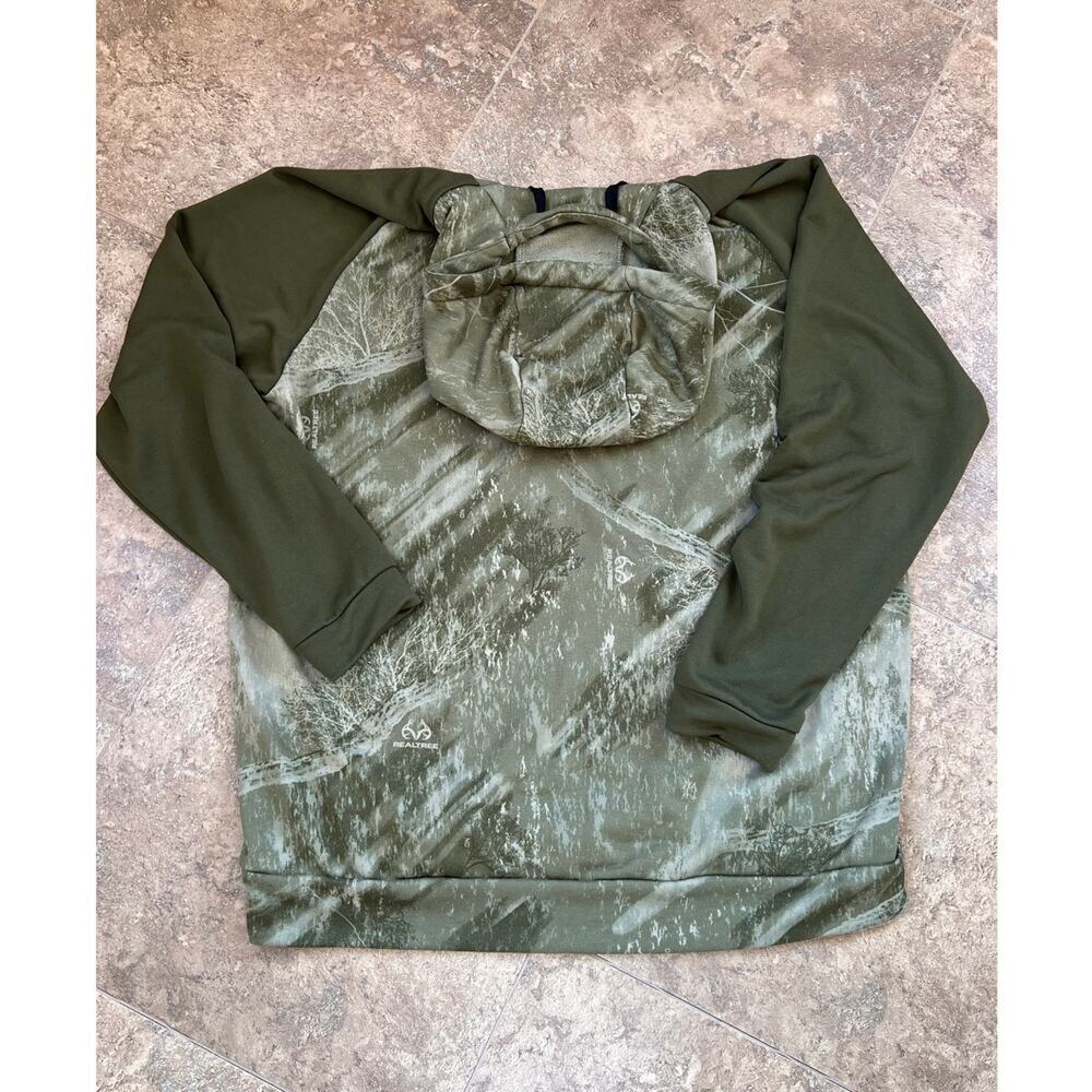 Nike DRI-FIT Olive Green Real tree Hoodie, Men's size XXL - Picture 8 of 8